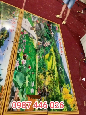 Gạch in tranh tường 3d HP79222
