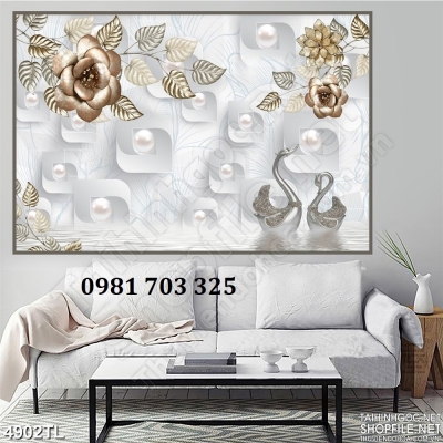 Tranh gạch hoa đẹp nhà