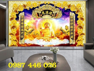 Tranh gạch men phòng thờ HP9232