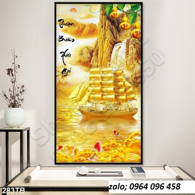 Tranh gạch 3d thuận buồm xuôi gió - SX63