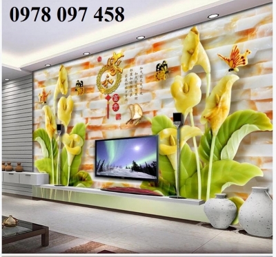 Gạch tranh 3d cao cấp ốp tường