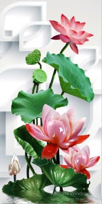 tranh gạch men phòng khách khổ đứng - CC5