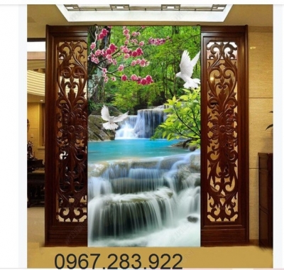 Tranh tường trang trí, tranh 3d phong cảnh