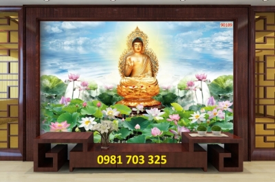 Tranh gạch 3D phật giáo