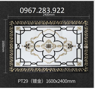 Thảm gạch nền phong cách trang trí phòng