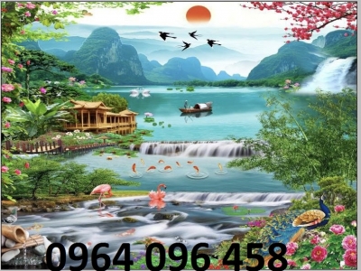 Tranh gạch 3d ốp tường hàng rào - LSCX433