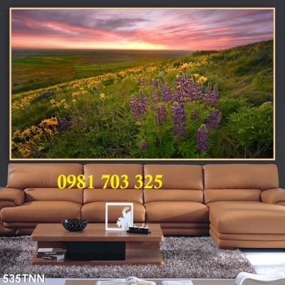 Tranh gạch 3D hình phong cảnh