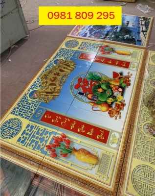 Tranh gạch phòng thờ- gạch trang trí Cửu Huyền thất tổ