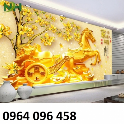 Tranh gạch 3d phòng khách đẹp - FXZ32