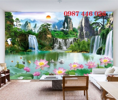 Tranh gạch men phong cảnh thiên nhiên HP927