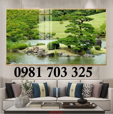 Tranh gạch đẹp phong cảnh trang trí