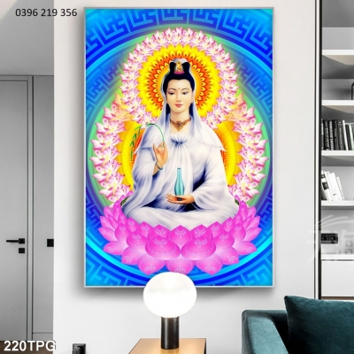 Gạch tranh đẹp Phật ca mâu ni