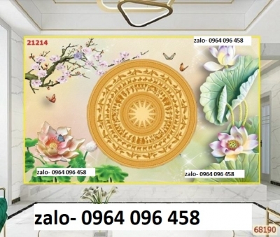 Tranh gạch 3d trống đồng - 23XDC