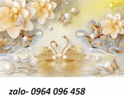 Gạch tranh 3d trang trí phòng khách - 777CN