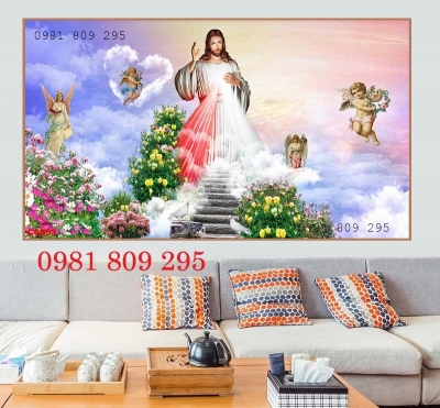 Gạch tranh công giáo , tranh chúa 3d