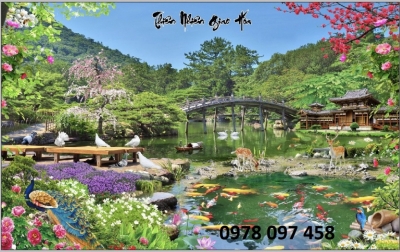 Phong cảnh - gạch tranh 3D