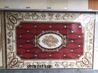 Sàn nhà ốp thảm gạch họa tiết