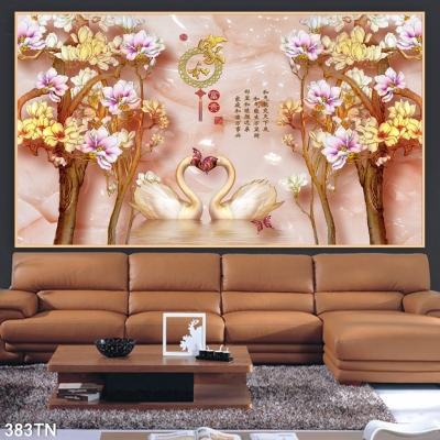 Tranh 3D- Tranh gạch sứ ngọc