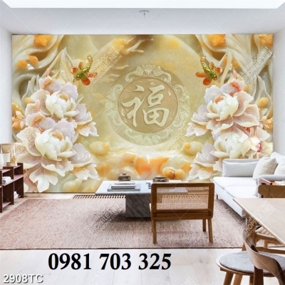 Tranh sứ ngọc 3D, tranh gạch men