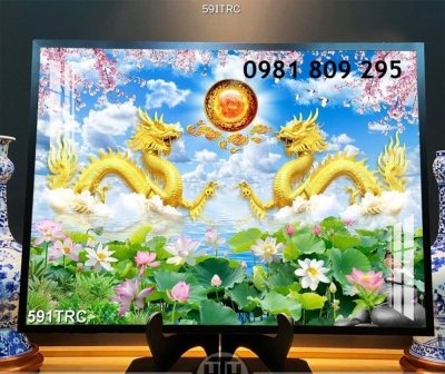 Tranh gạch men - gạch tranh 3d rồng phụng