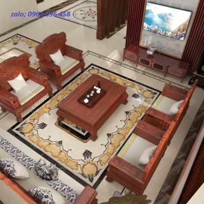 Gạch thảm 3d khổ lớn - 123XM