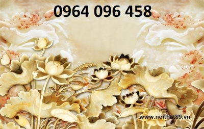 tranh gạch 3d hoa ngọc - HVC3