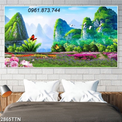 Tranh gạch 3D phong cảnh