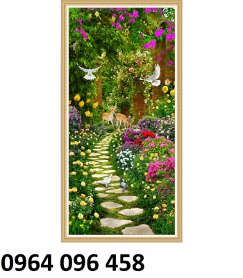 tranh gạch 3d phong thủy mệnh hỏa - KF33