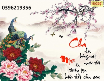 Tranh công phượng treo tường
