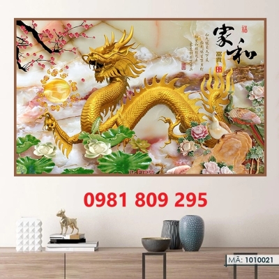 Tranh 3d rồng , gạch tranh 3d rồng phượng