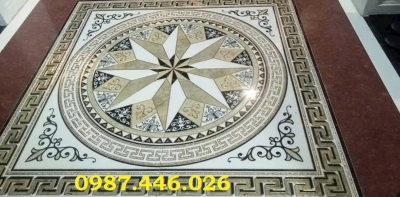 Gạch thảm hoa khắc vàng HP5788