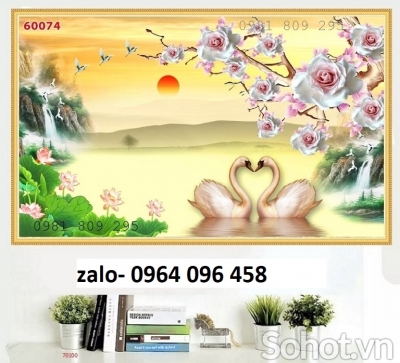 Tranh gạch 3d sứ ngọc - NXC31