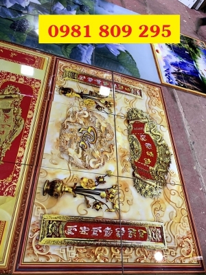 Tranh gạch ốp tường cao cấp phòng thờ