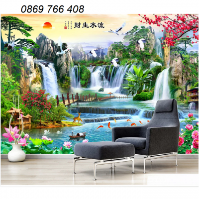 Tranh gạch phong cảnh 3D