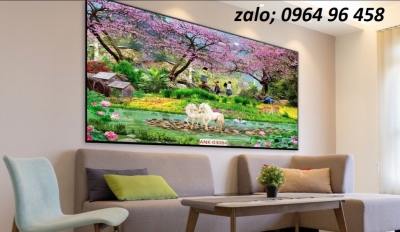 Tranh phong thủy 3d- tranh gạch 3d phong thủy - 667CM