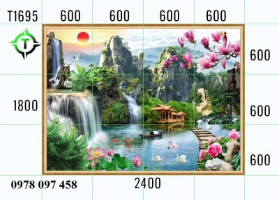 Tranh gạch 3D - tranh phong cảnh