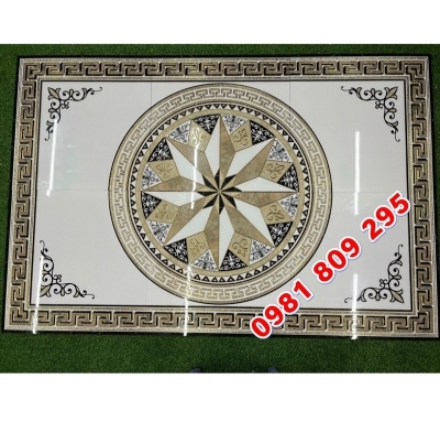 Gạch thảm hoa văn khắc kim cao cấp Hm999