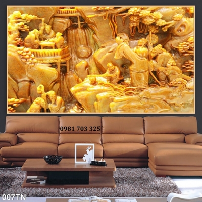 Tranh gạch sứ ngọc 3D trang trí