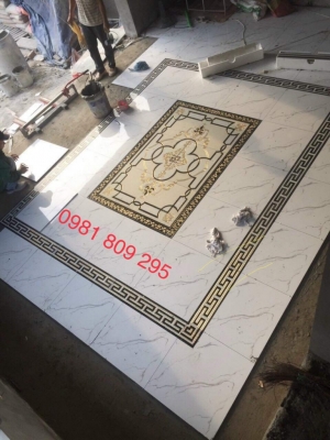 Gạch thảm hoa đổ trang trí sảnh mới nhất HP6558