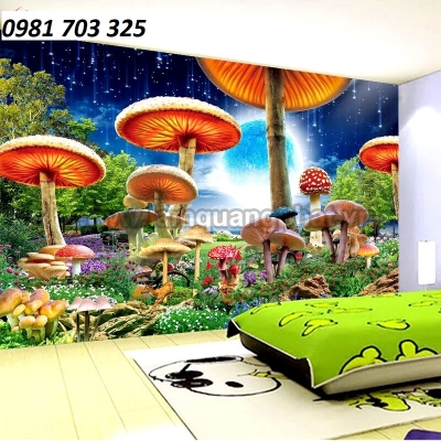 Gạch tranh ốp tường phòng ngủ