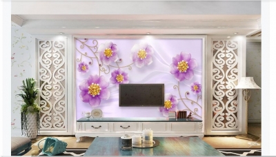 Gạch trang trí phòng khách