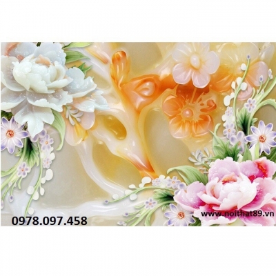Tranh gạch 3D sứ ngọc