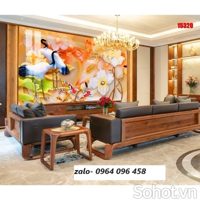Tranh gạch 3d trang trí phòng khách đẹp - CV89
