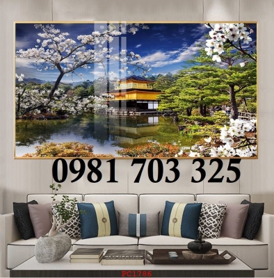 Tranh gạch đẹp phong cảnh trang trí