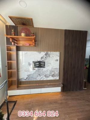 Làm sóng cao cấp ốp tường ngoài trời, trong nhà