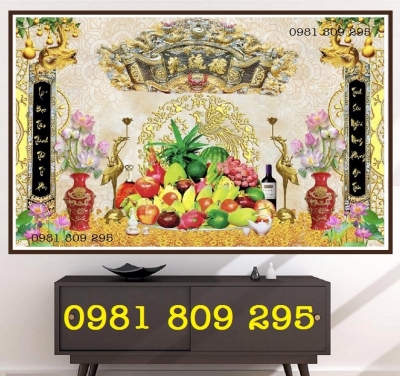 Gạch 3d phòng thờ , tranh gạch men