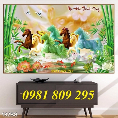 Gạch 3d , tranh gạch men mã đáo HH999