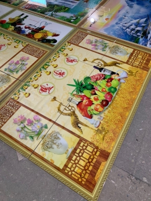 gạch tranh ốp tường- tranh phòng thờ