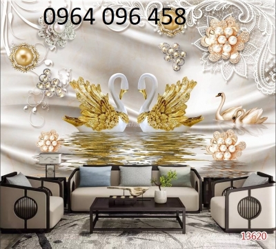 Tranh gạch ốp tường 3d phòng khách - 9099BN