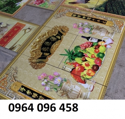 Tranh gạch 3d phòng thờ - gạch tranh 3d phòng thờ - SXC6